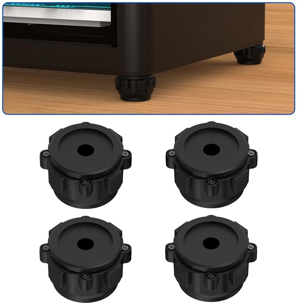 Solidchoice - Shock Absorbing Voeten voor 3D Printers, Antivibratie Design