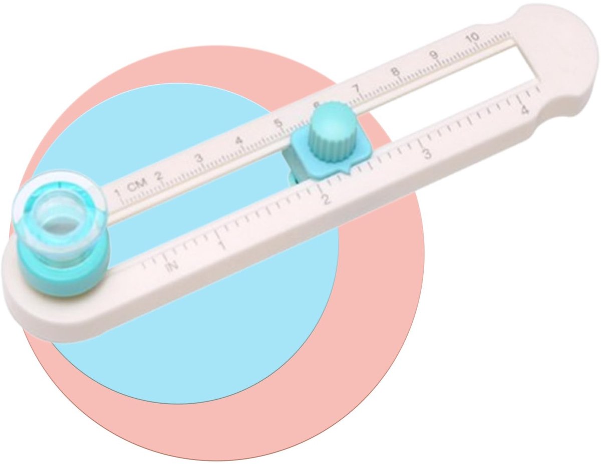 Solidchoice - Cirkel Snijder voor Papier met Instelbare Diameter