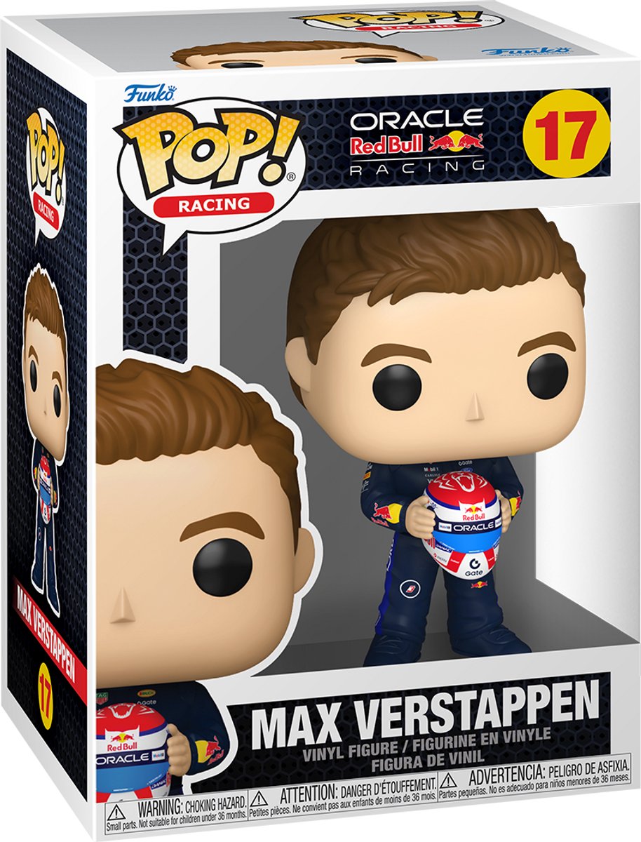 FUNKO POP RACING: RB- VERSTAPPEN (HOLDING HELMET)