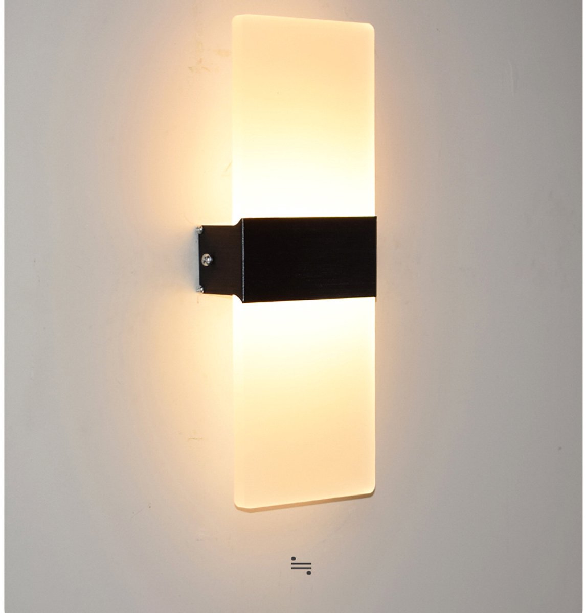 LED-wandlamp - 12W Trapverlichting - Plafondlamp - Halverlichting - Balkonverlichting - Warmlicht wandlamp - Nachtlampje - 29*11*0,9 cm - Per stuk