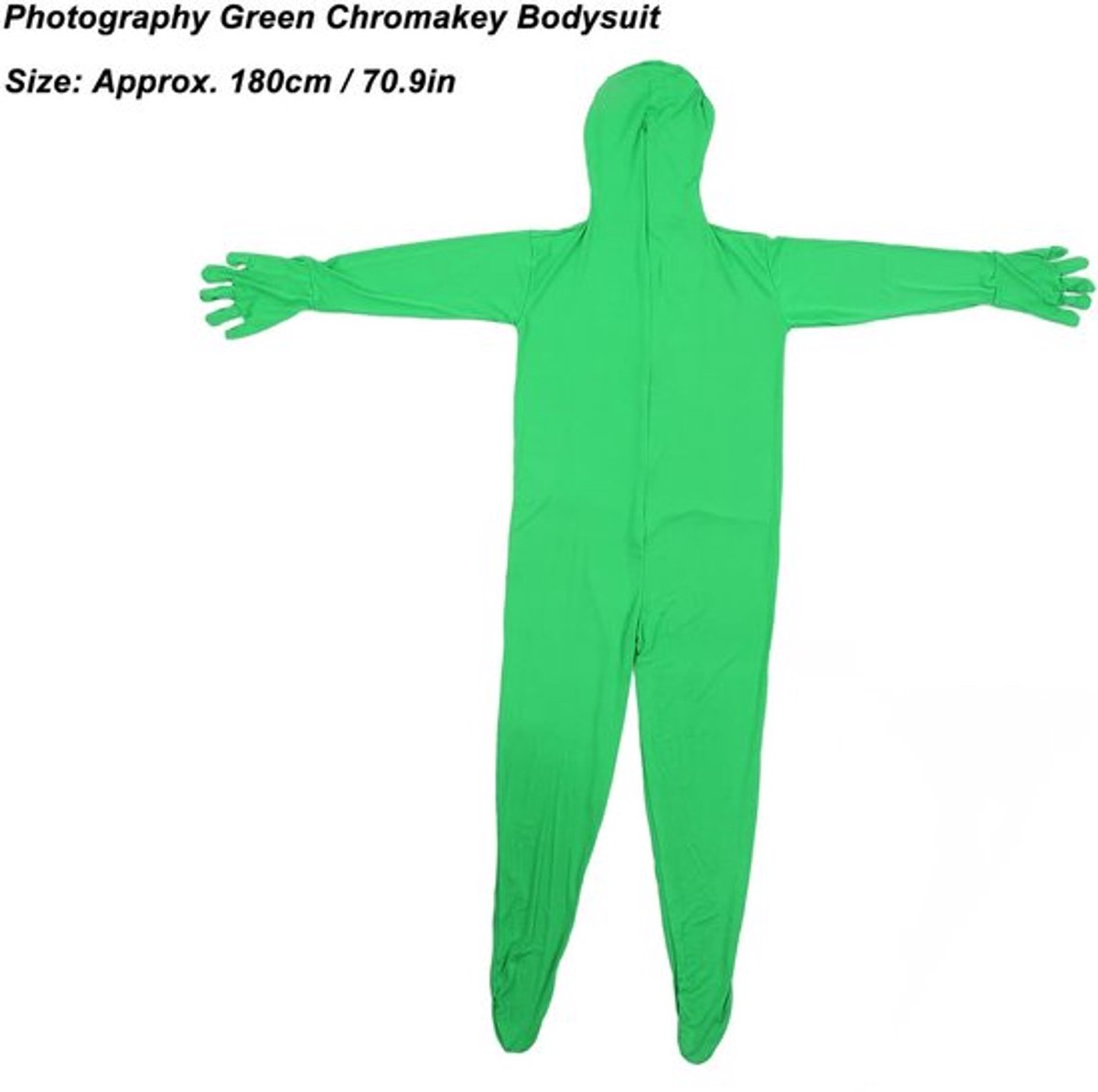Bodysuit Groen - Chromakey Bodysuit - Volledig Lichaam - Unisex Kostuum - Fotografie/Film - Lichtgewicht/Ademend - Groene Suit