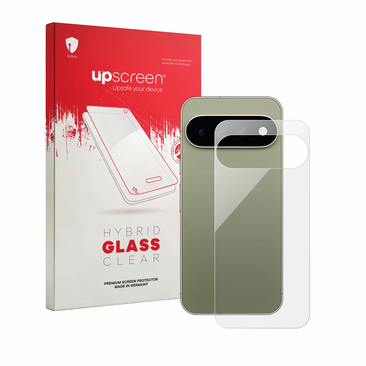 upscreen - Screenprotector voor Google Pixel 11 Pro XL (Achterkant) - Folie Beschermfolie Beschermglas transparant