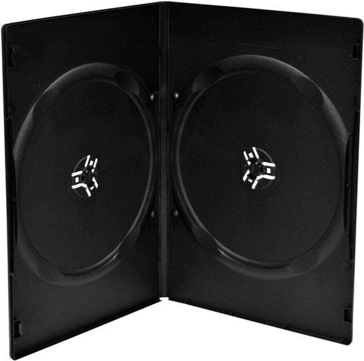 DVD Hoesjes Professionele Archivering - CD Opbergmap - Transparante Hoesjes - 2 DVD's - 7mm Dikte - Ruimtebesparend Systeem
