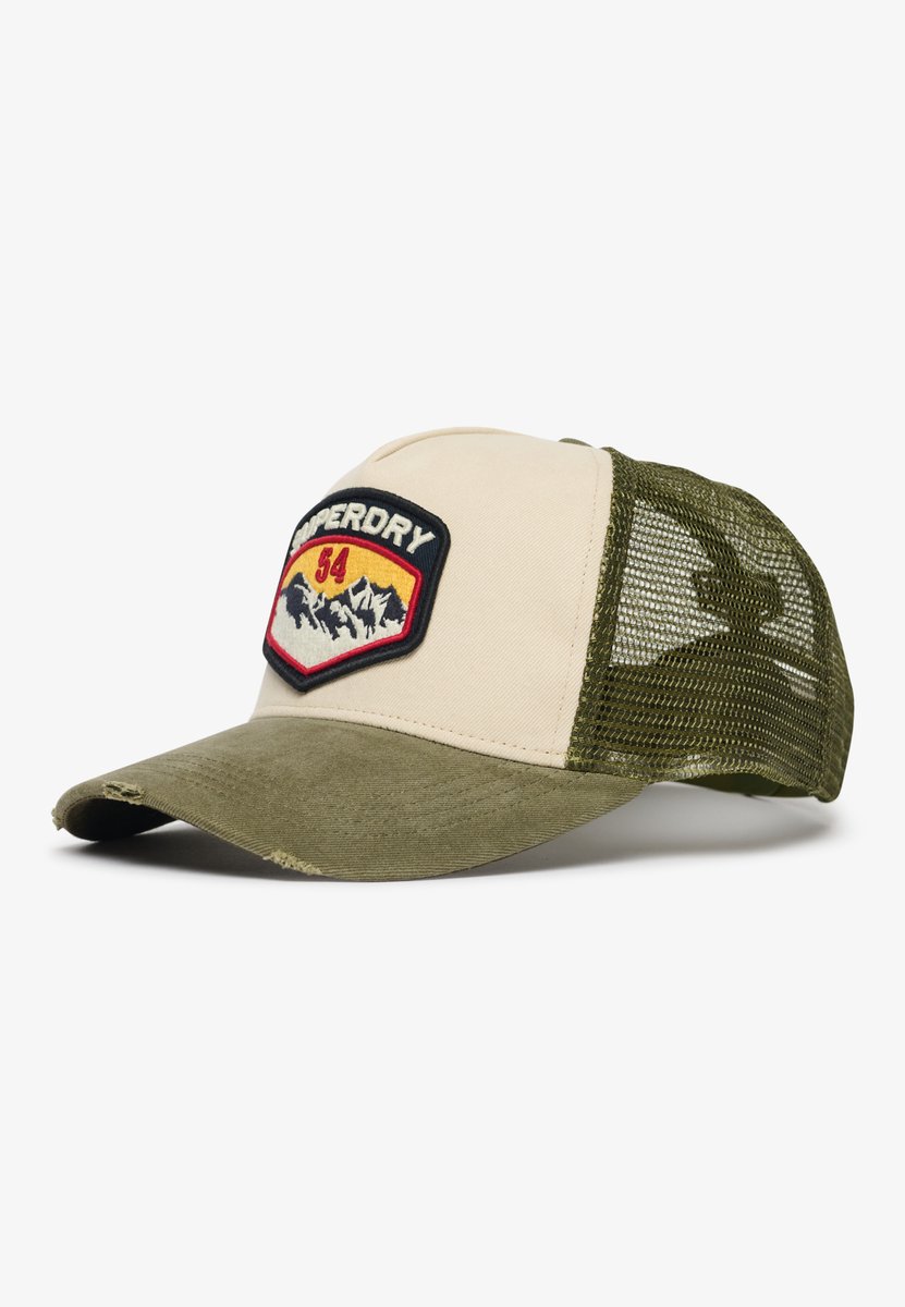 Superdry Heritage Mesh Trucker Pet Groen