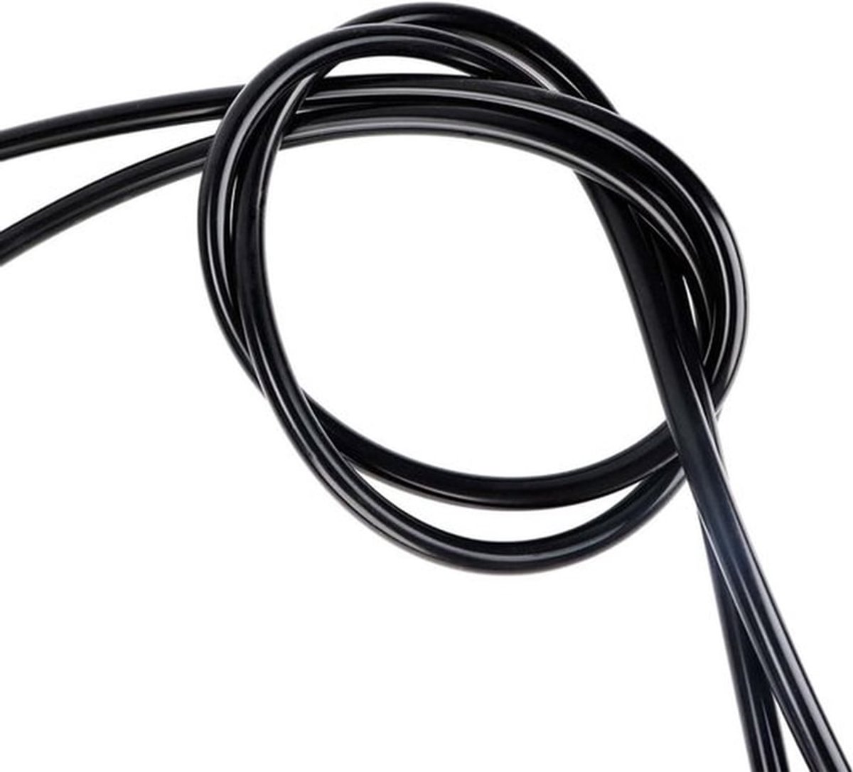 Hoogwaardige 6mm Siliconen Vacuümslang voor Auto's, Drukslang, Flexibele Slang, Lengte 3m, Zwart
