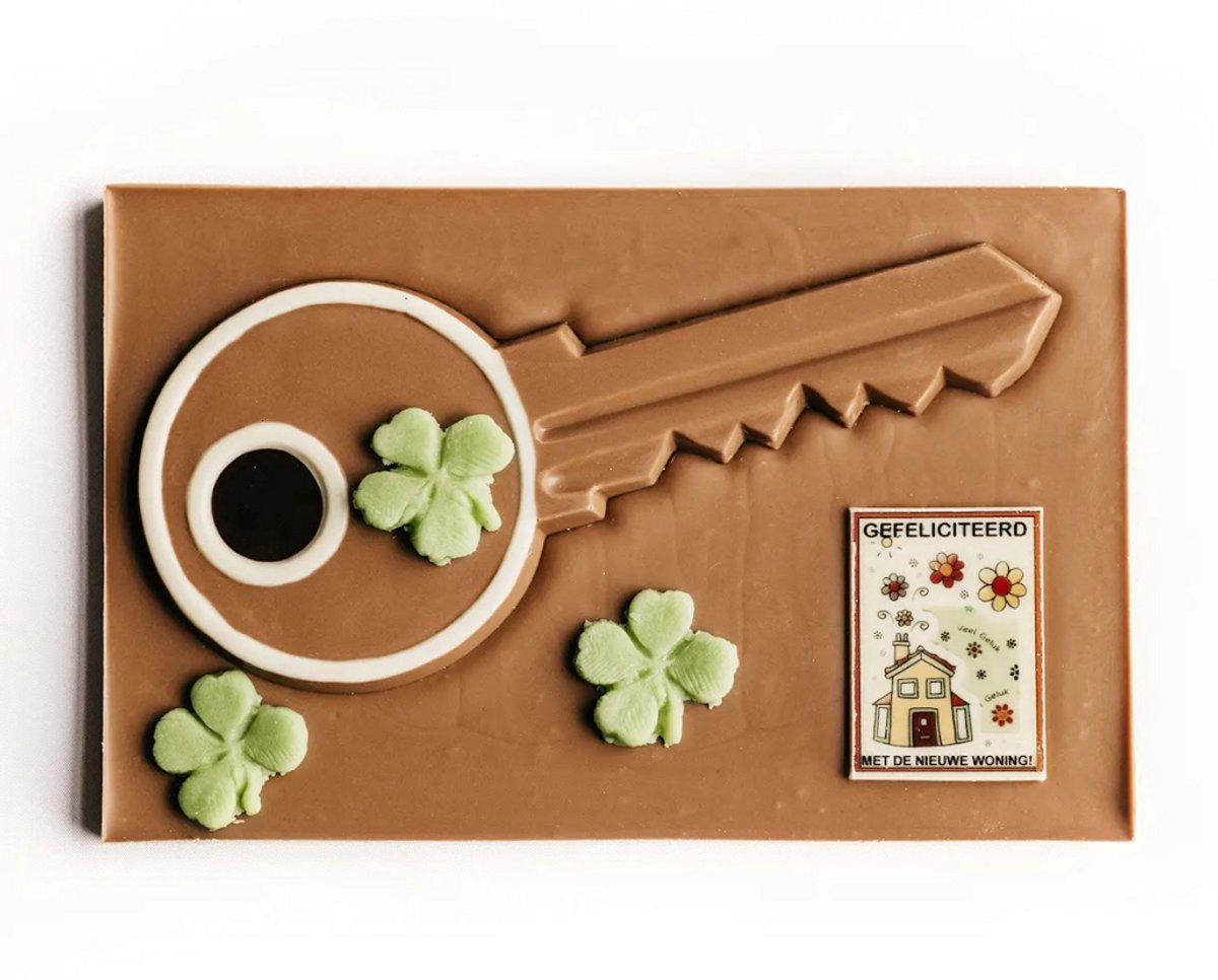 Chocolade sleutel tot geluk – groot