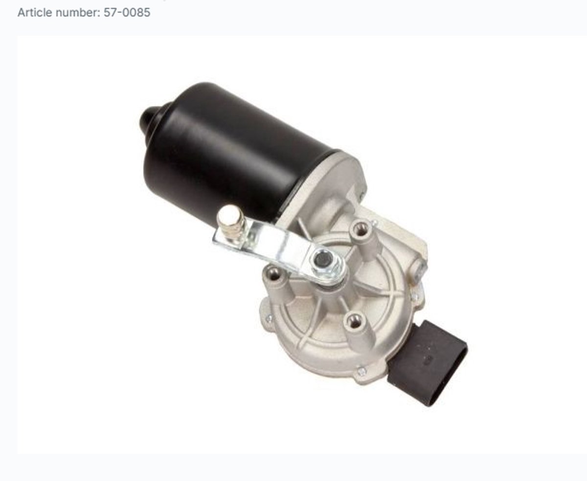 MAXGEAR Ruitenwissermotor 57-0085 | OEM 1J1955113C | 1J0955119A | 1J0955119B | 12V Voorzijde | Geschikt voor VW Golf IV, Bora, Audi A3 8L, SEAT Leon 1M, Toledo II, Skoda Octavia I 1996-2013