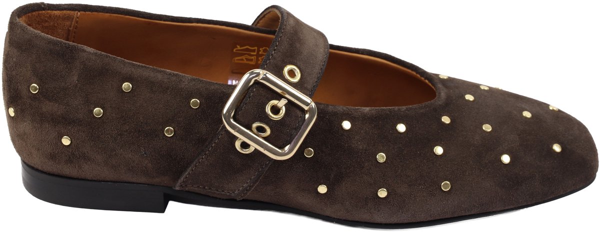 Via Vai - Lou Nine 62371 - Bandschoen - bruin nubuck/suede - 41