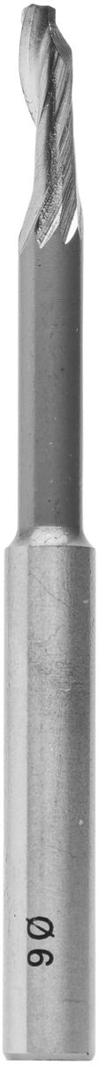 Solidchoice - Spiral Cutter voor Alu en Plastic met Ø 6 mm en 90 mm Lengte