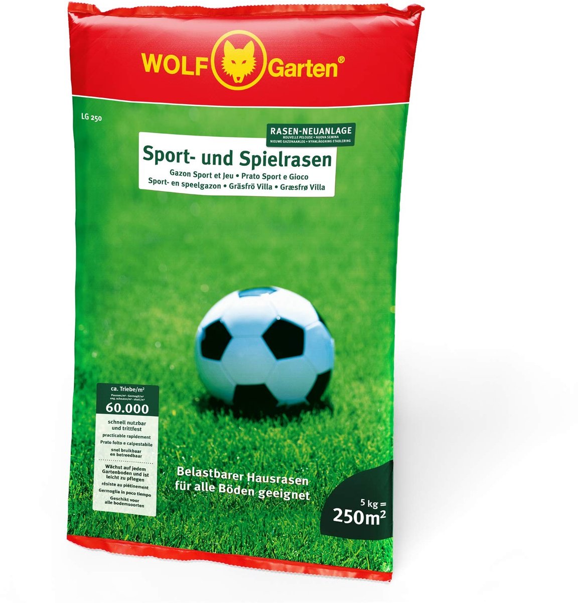 Solidchoice - Sport- en Speelgazon Zaden, 2.5 kg