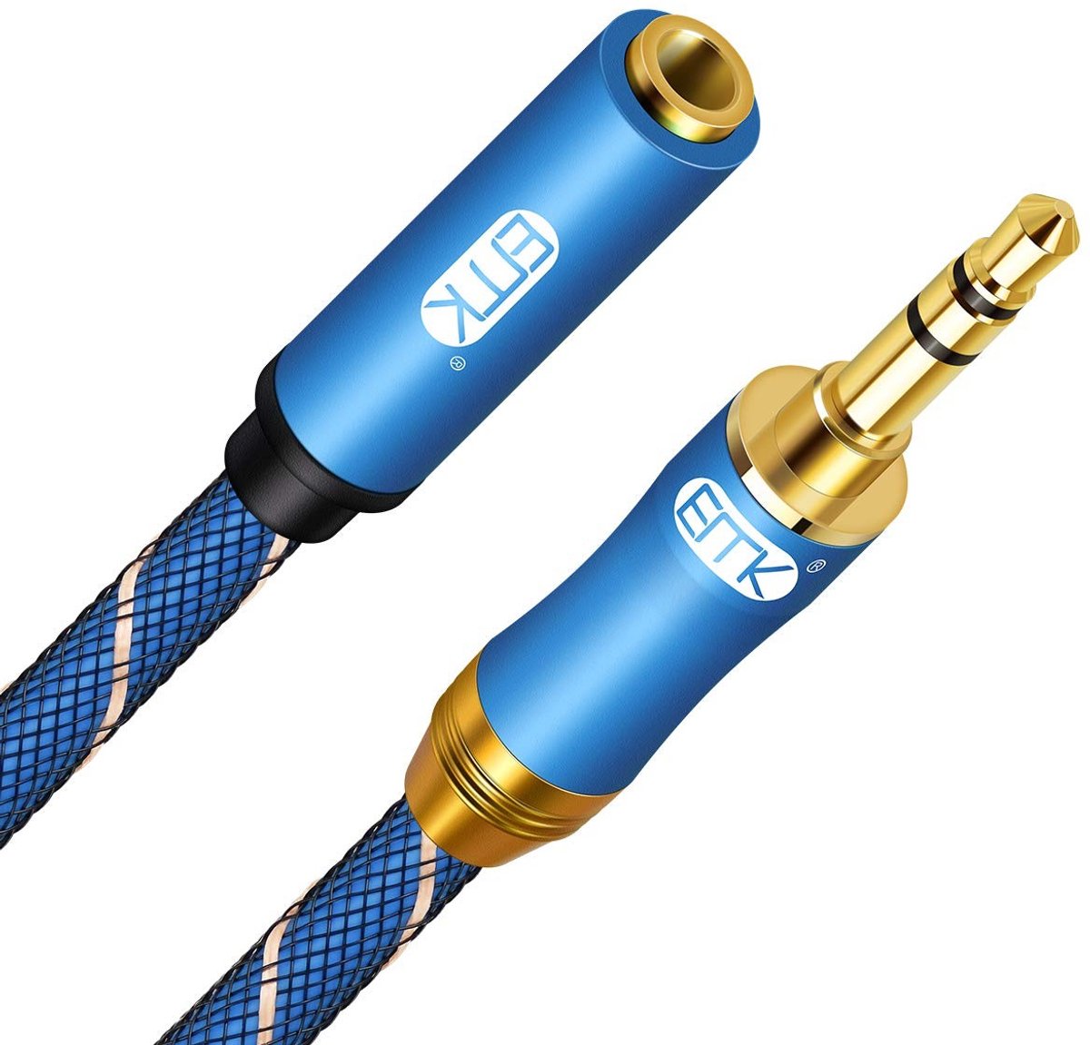 Solidchoice - 3.5mm Hoofdtelefoon Verlengkabel met Gouden Connectoren