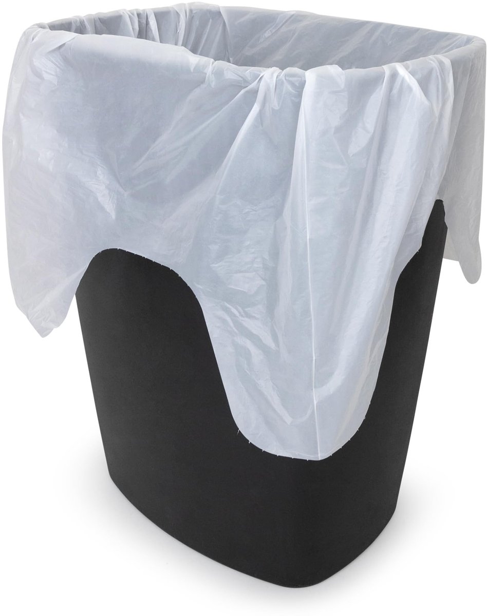 Solidchoice - 20-30 Gallon Afvalzakken 0.7 Mil Wit 30" x 36" (200 Stuks)