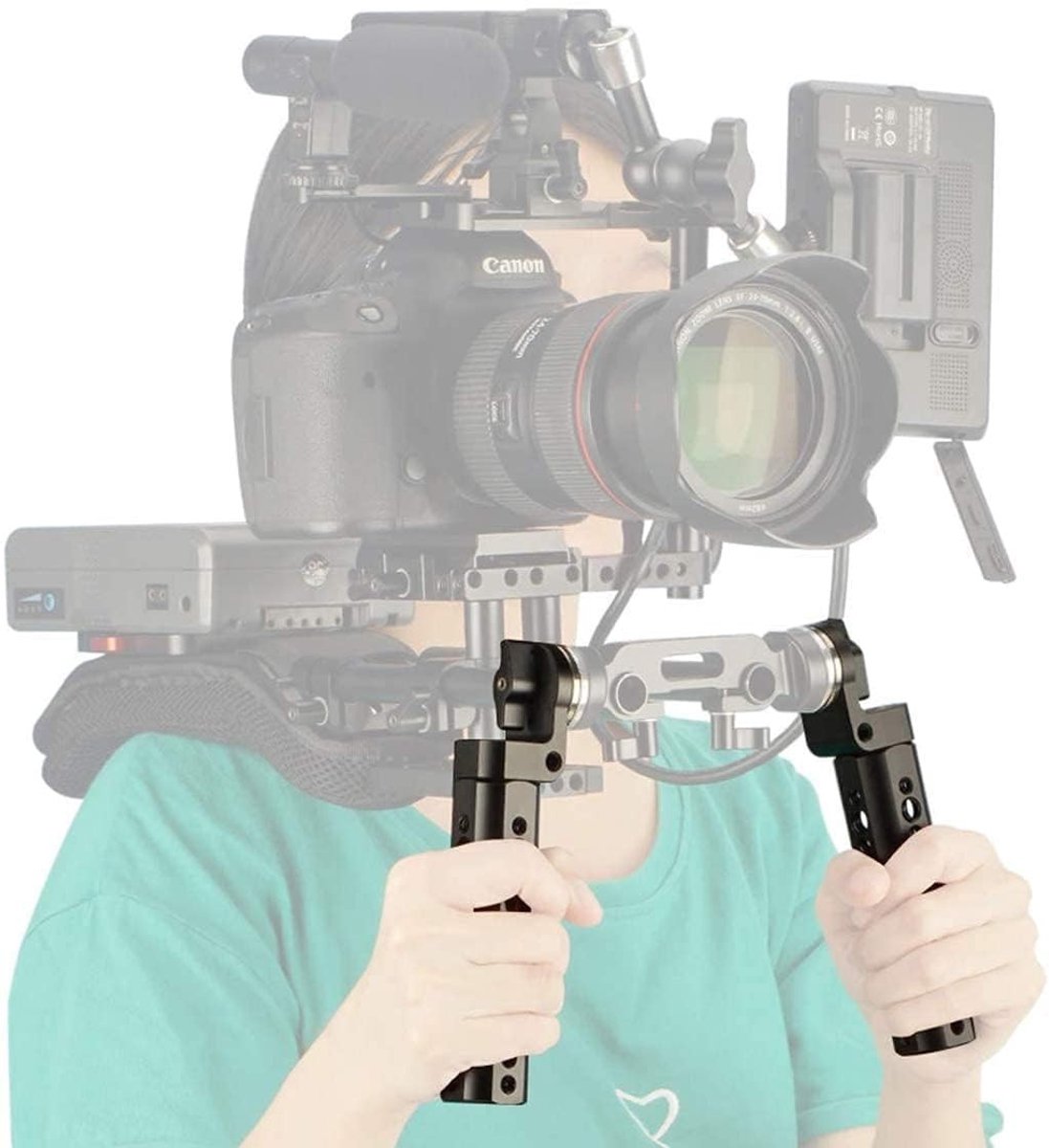 Solidchoice - Handgreep met Rosette voor 15mm Schoudersteun Rig