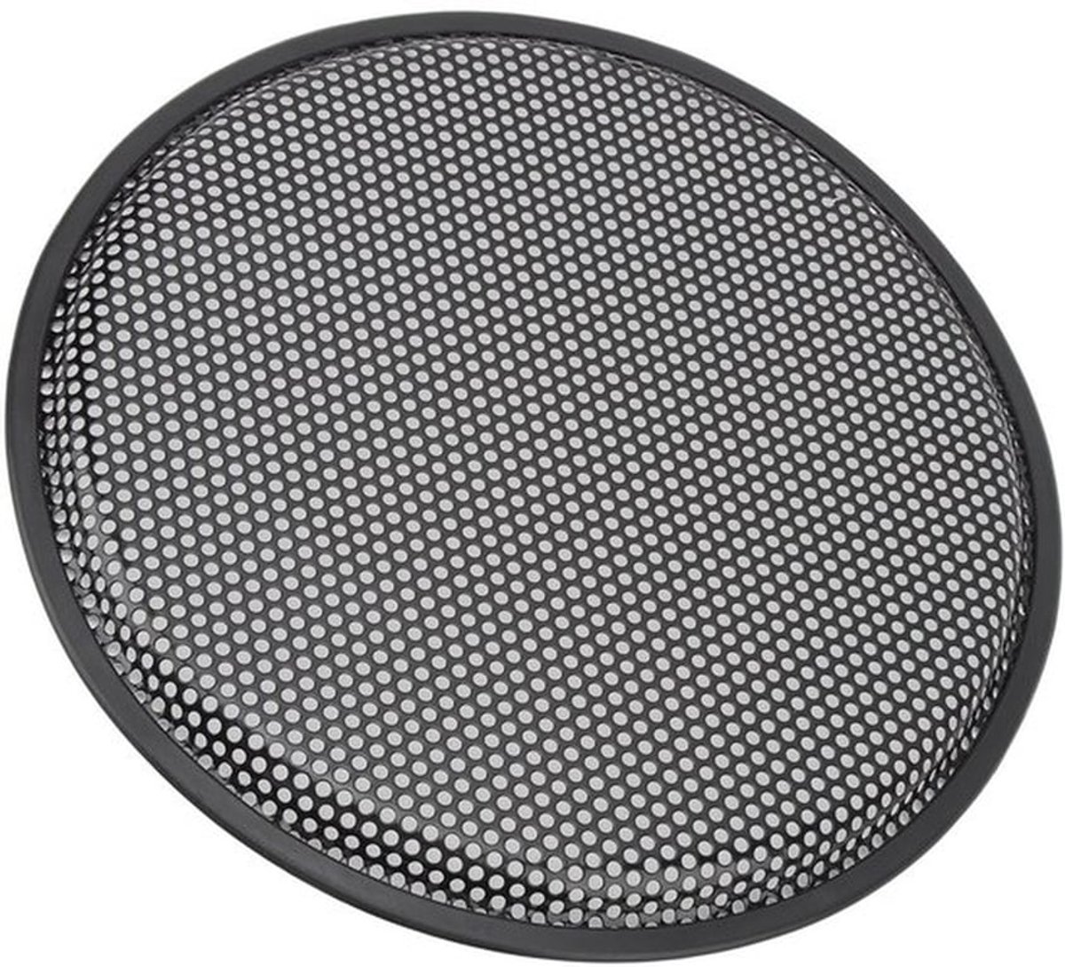12 Inch Luidsprekergrill - Universele bescherming - Zwart - Robuuste subwooferhoes - Voor in de auto - Duurzaam ontwerp
