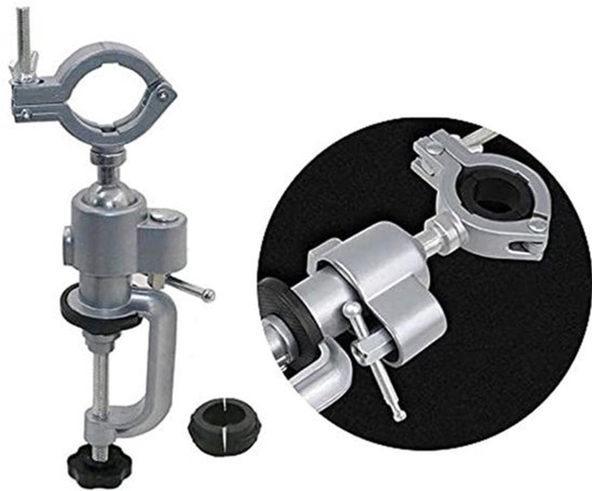 Mini Vice Draaibare Multi-angle Vice Aluminium - Klem-op Tafel voor Houtbewerking