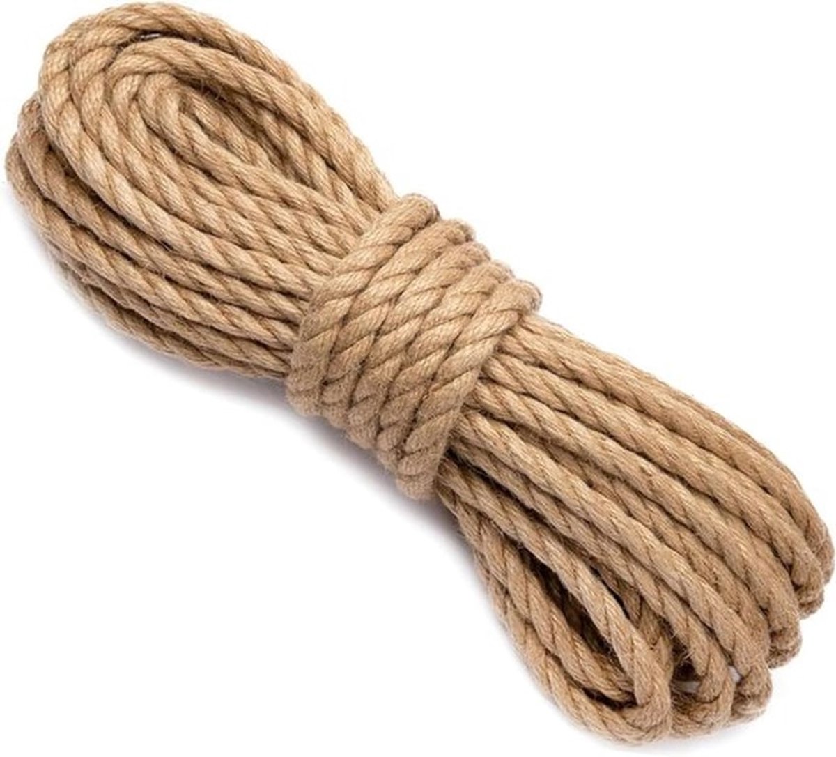 Natuurlijk Jute Touw 8 mm x 25 m - Decoratie, Knutselen, Tuinieren