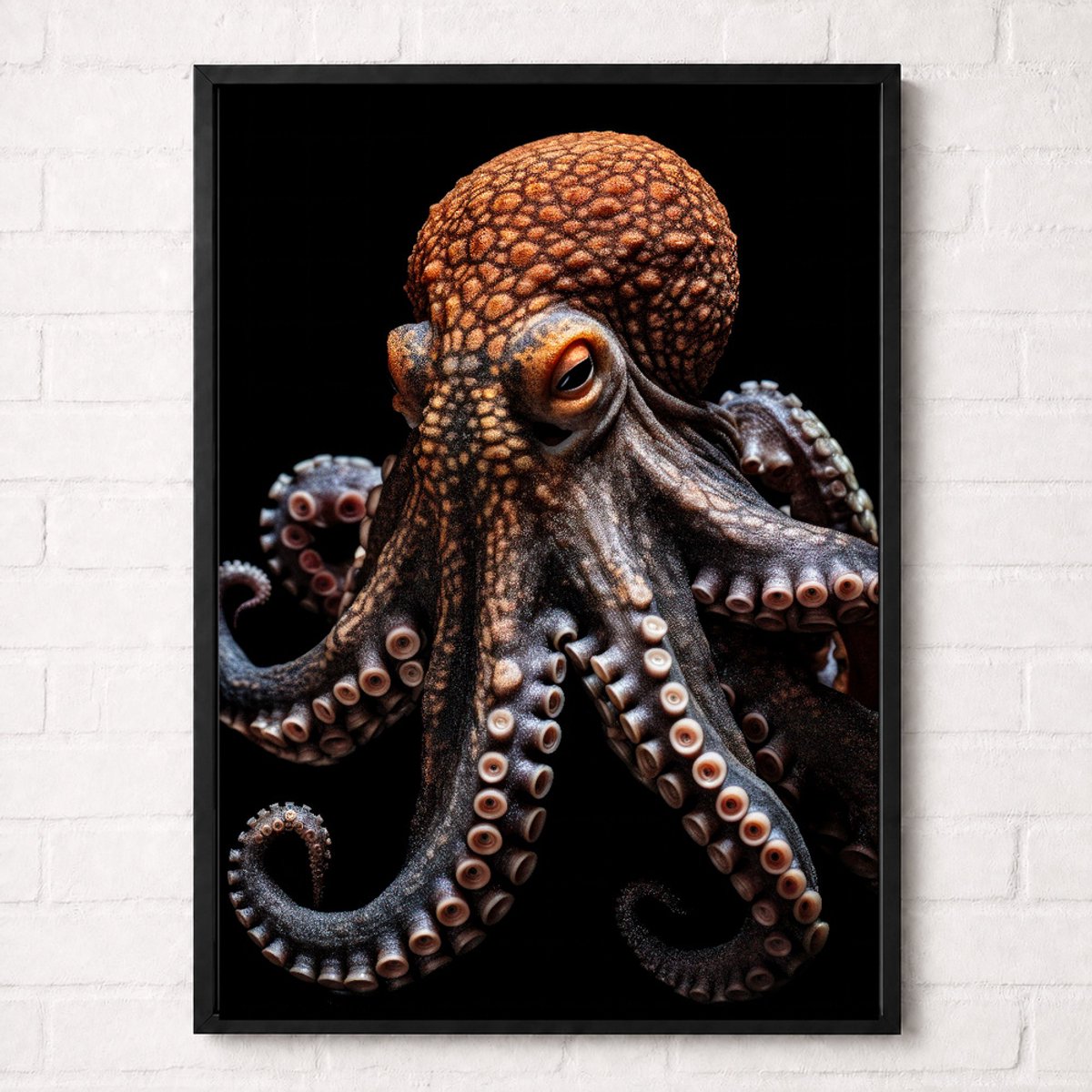 Octopus Poster - Onderwaterwereld Collectie - Dieren Posters - A1+ 61 x 91,5 cm