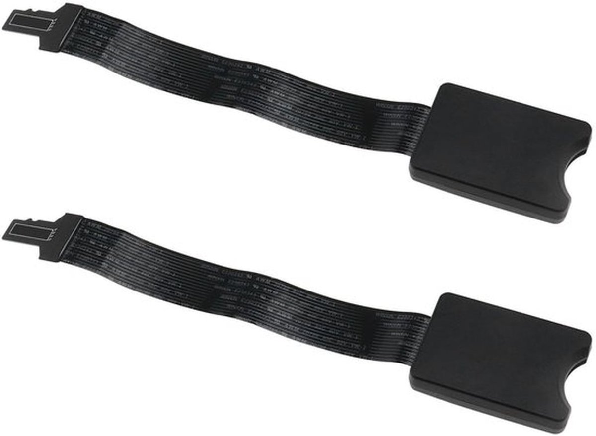 Verlengkabel 15 cm - Micro SD/SD Kaart - 2 Stuks - Plug-and-Play - Stabiele Gegevensoverdracht - Hoogwaardig Kunststof - SD-kaartverlengkabel