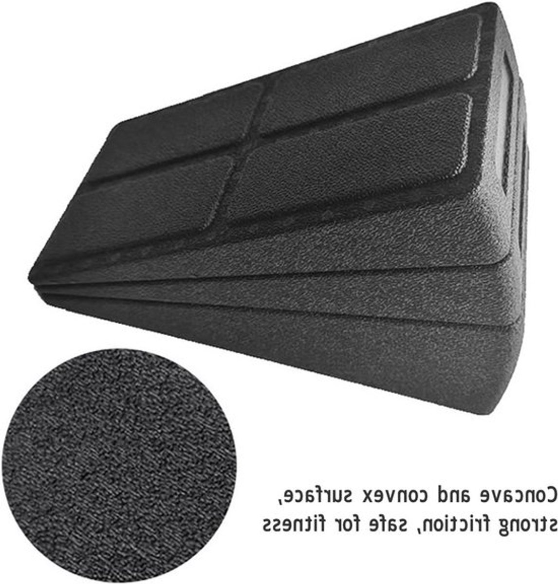Kalfstretchplank en Squat-wedge-set met 3 EPP-foam-hellingen voor plantaire fasciitis, thuisoefeningen en gewichtheffen