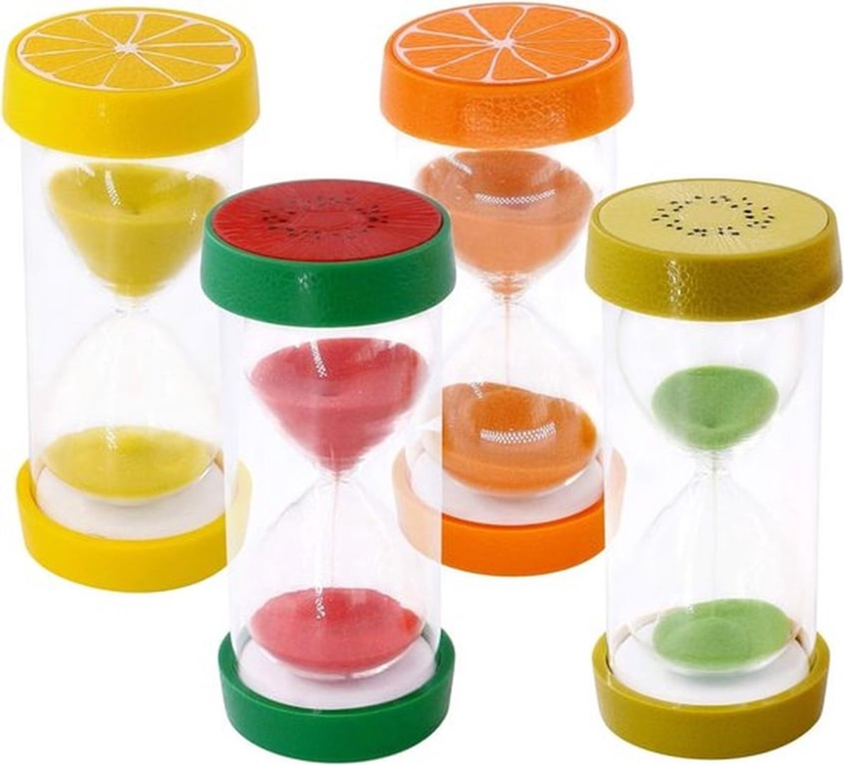Kleurige zandlopers voor kinderen - 5/10/15/30 minuten, ideaal voor klaslokaal, keuken en spelletjes