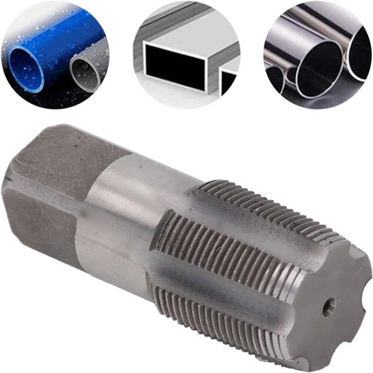 Professionele 1 1/4 inch NPT pijp kraan tip voor snel onderhoud van leidingen met opslagdoos en gereedschap voor pijp reparatie