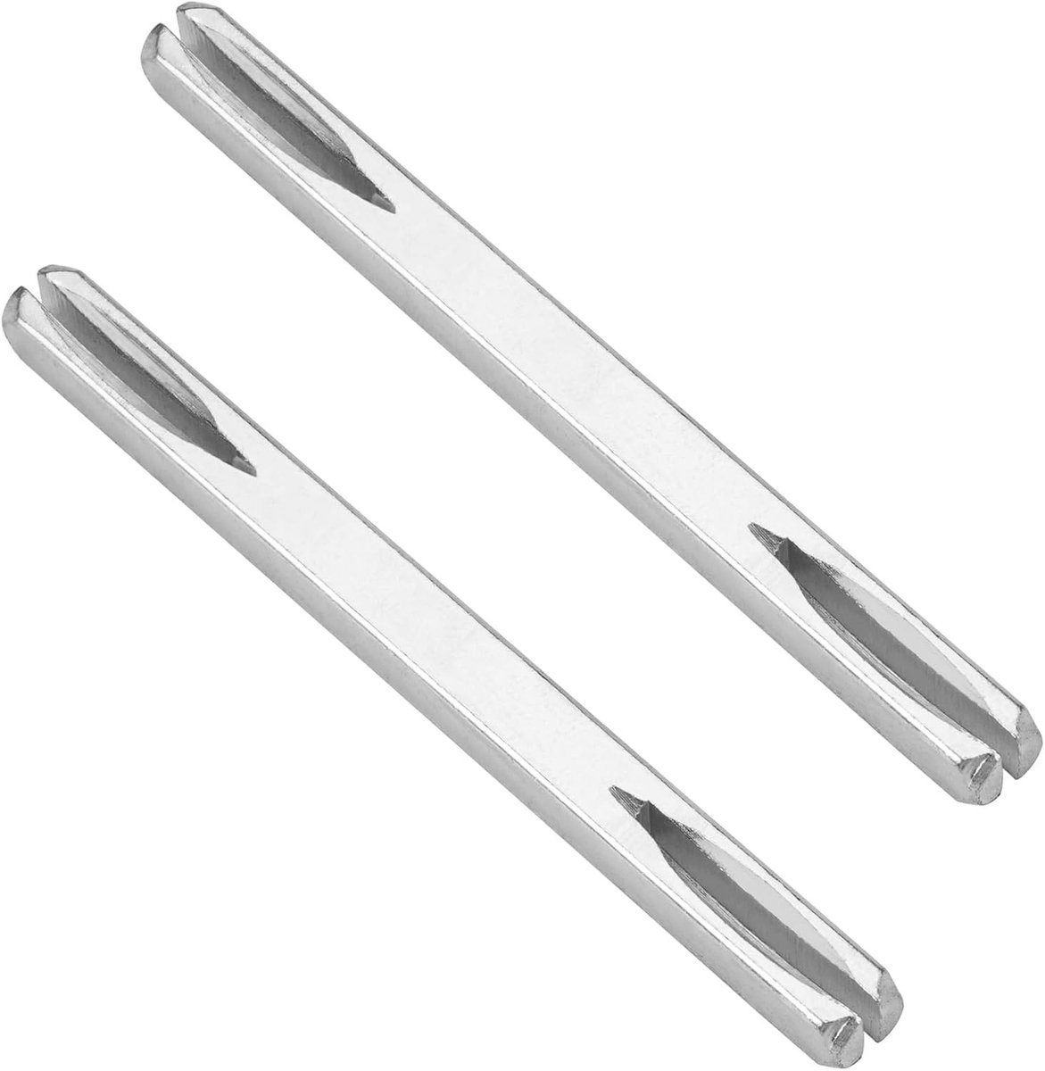 Set van 2 Stalen Vierkante Duwpennen van 8mm voor Deurgrepen en Printer, Ideaal voor Bevestiging en Vervanging van Spindels