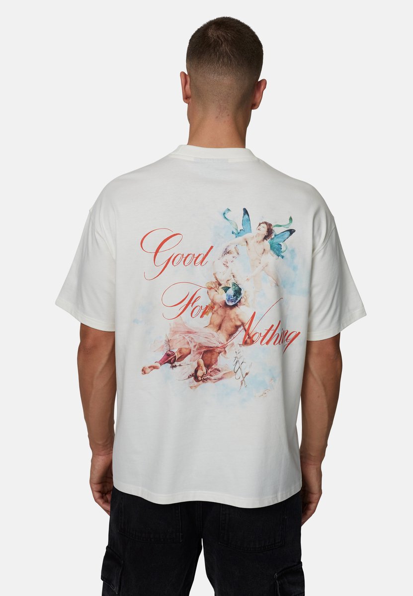 Good For Nothing - T-shirt - Katoen - Mannen - Maat M - gebroken wit