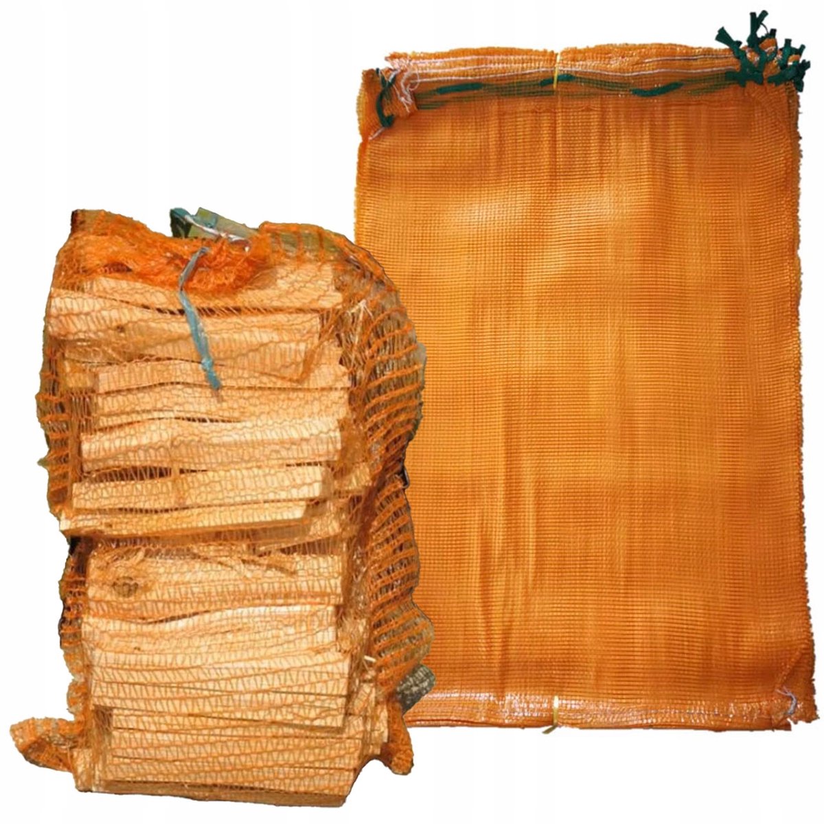 Rosfix Netzak Raschelzak - 70x110 cm, 50 kg Capaciteit - 100 Stuks met Trekkoord en Lus