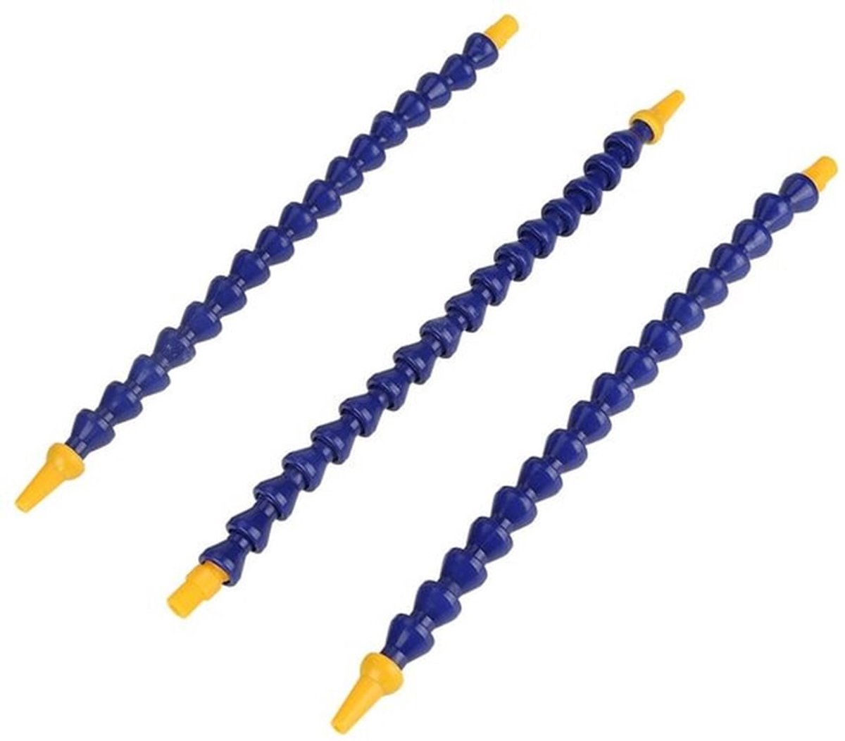 Oliekoelleiding 10 stuks - Flexibele Kunststof Slang - 1/8 BSPT Schroefdraad - Verstelbare Slang met Klep - Duurzaam Materiaal - 30 cm Lengte - Koelvloeistofslang