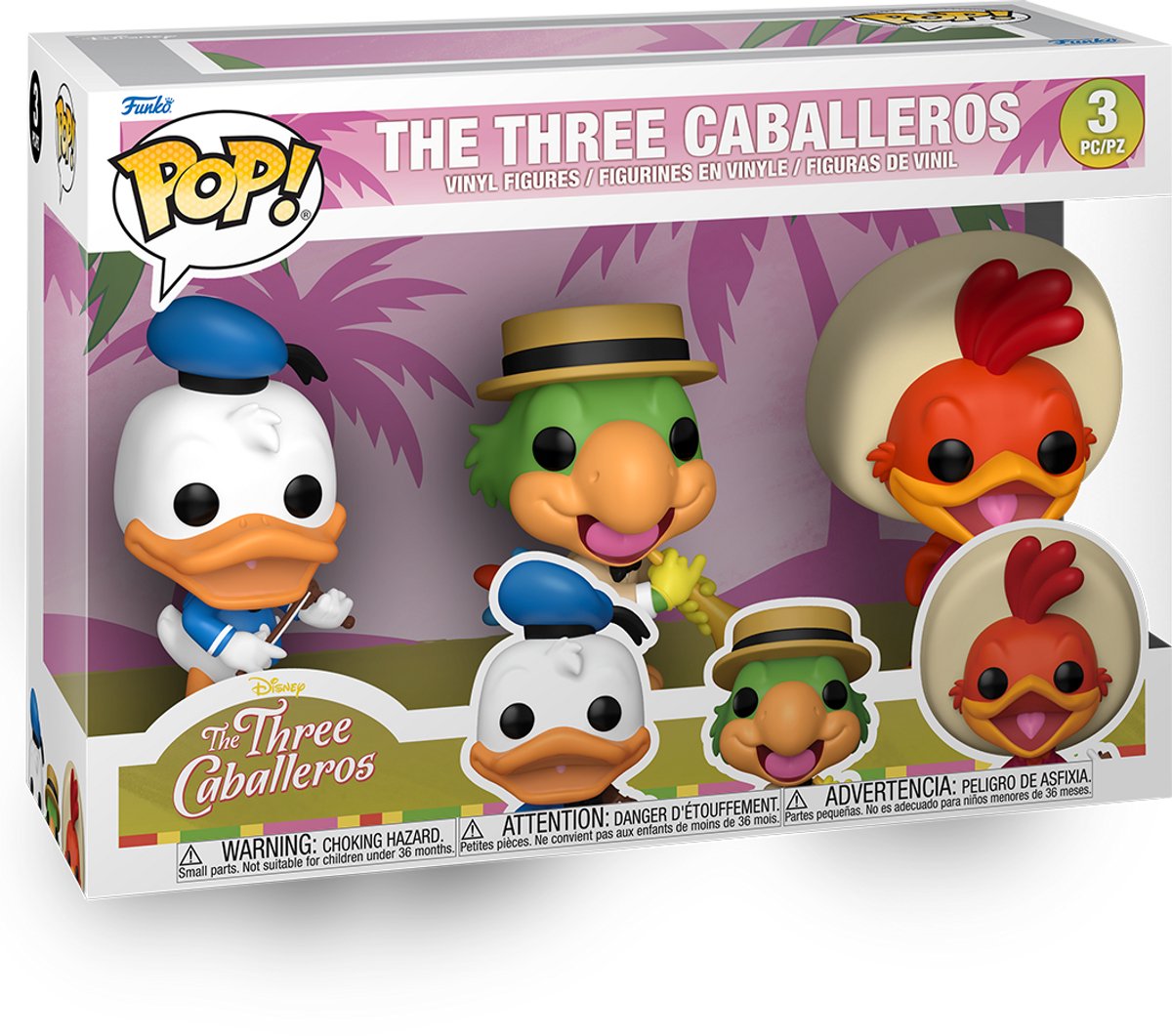 FUNKO POP DISNEY: THE THREE CABALLEROS 3PK