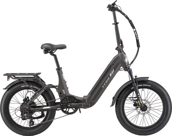 20*3.0" Elektrische vouwfietsen- 48V 15Ah (720Wh) Lithium Accu - Actieradius tot 120 km - Softtail-vering - Hydraulische Schijfremmen –Geveerde voorvork met lockout​ –Krachtsensor– 70Nm– Shimano 7 Versnellingen– Elektrische Stadsfiets — afbeelding 2