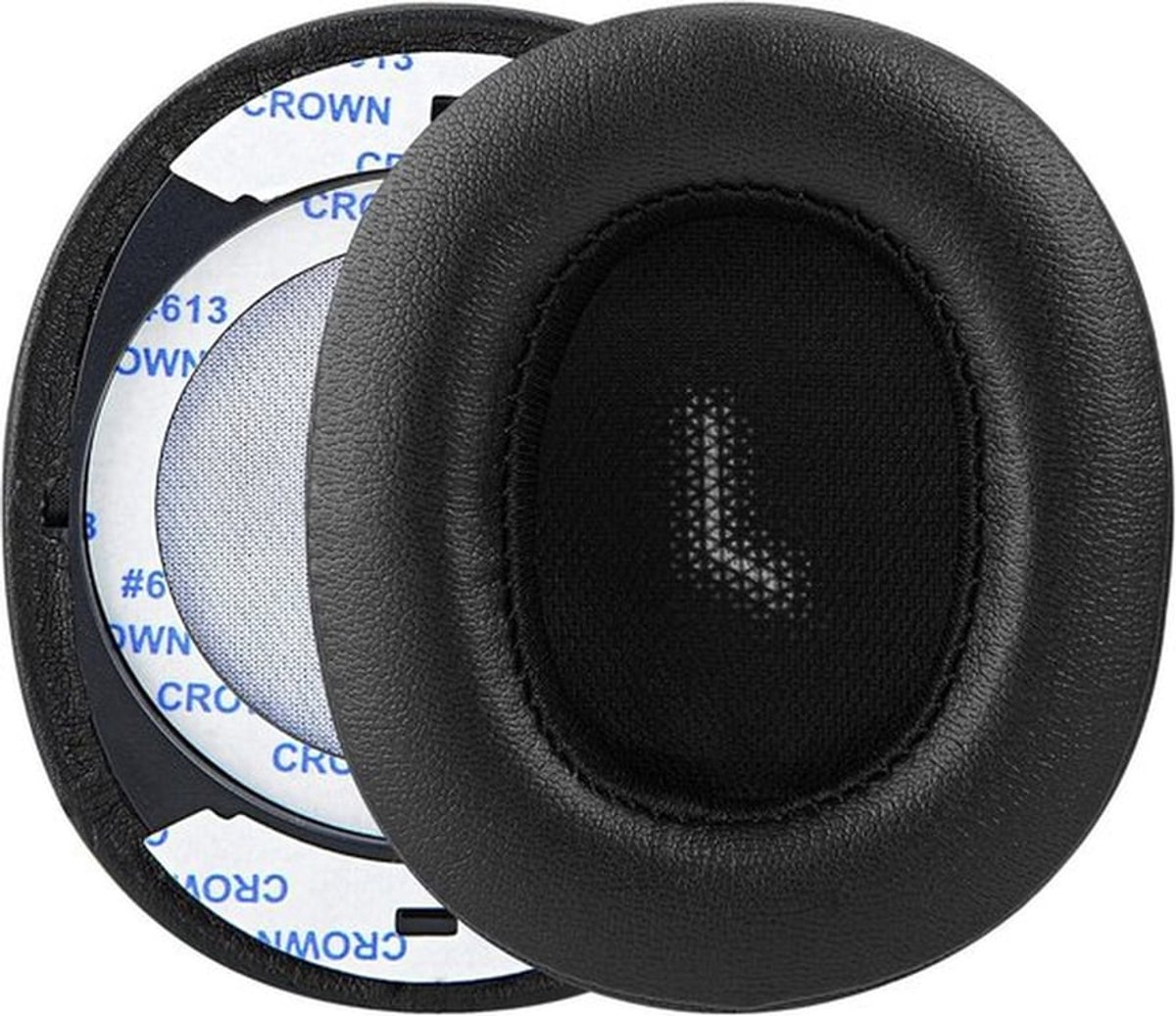 - Vervangende oorkussens - Oorkussens - Compatibel voor JBL E55BT - Eiwit leer - Zwart - Hoofdtelefoon - Geschikt voor - Kleur - Model - Vervangende oorkussens voor hoofdtelefoon (eiwit leer/zwart)