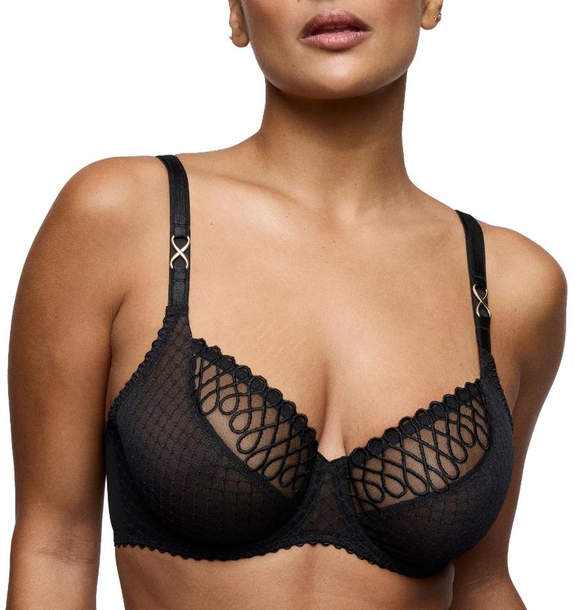 PrimaDonna Jokko Balconette Bh Tulpsnit 0163634 Zwart - maat EU 70G / FR 85G