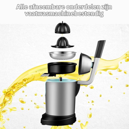 ZRNS® Fruitpers Electrisch - Citruspers - Sinasappelpers - 800 W van zrns — afbeelding 3
