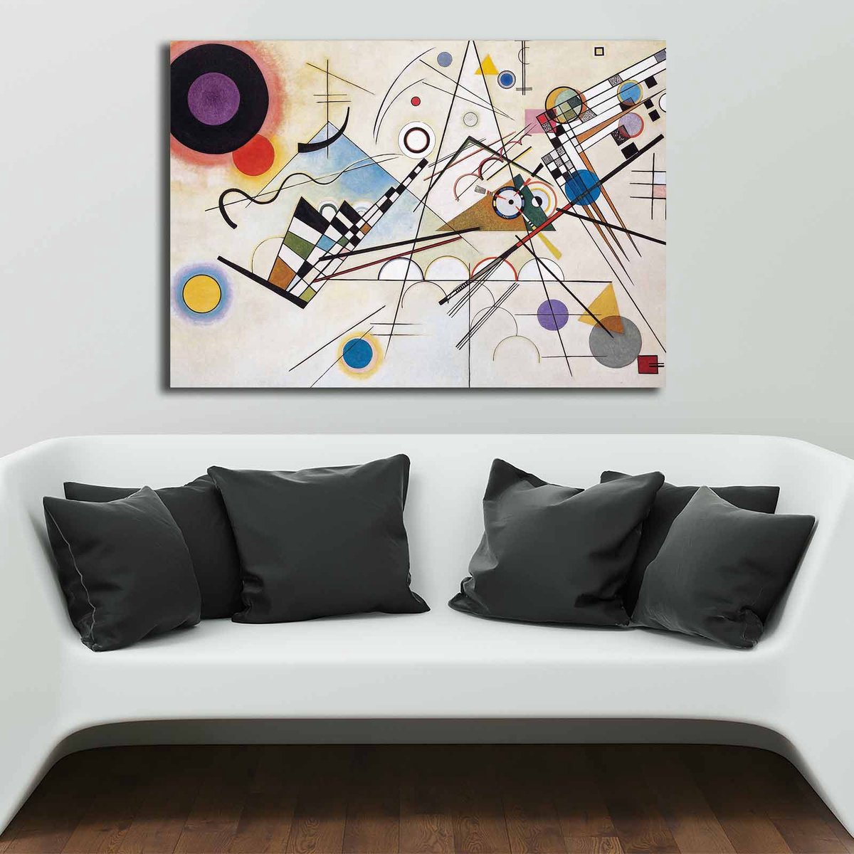 Asir - Schilderij - Veelkleurig - 70 x 100 cm