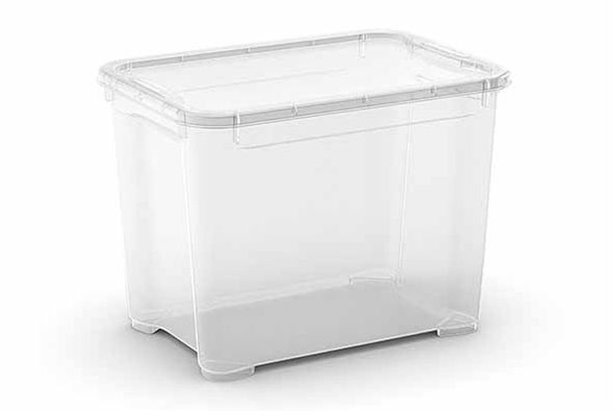 T-box Opbergbox S 20l Transparant - 38x26,5xh28,5cm