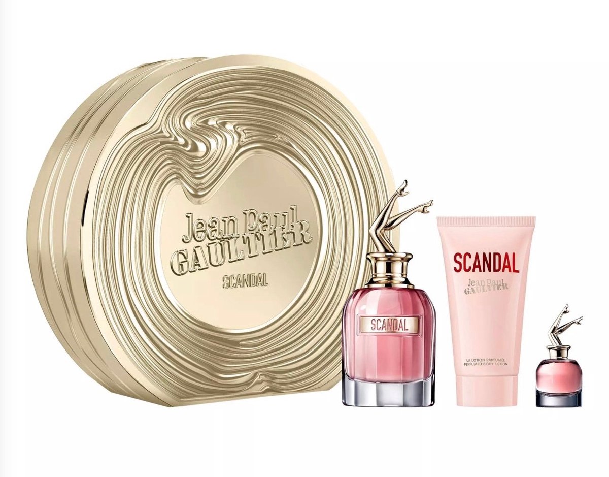 Jean Paul Gaultier Scandal 80ml Edp + Bodylotion + 6ml Edp Geschenkset