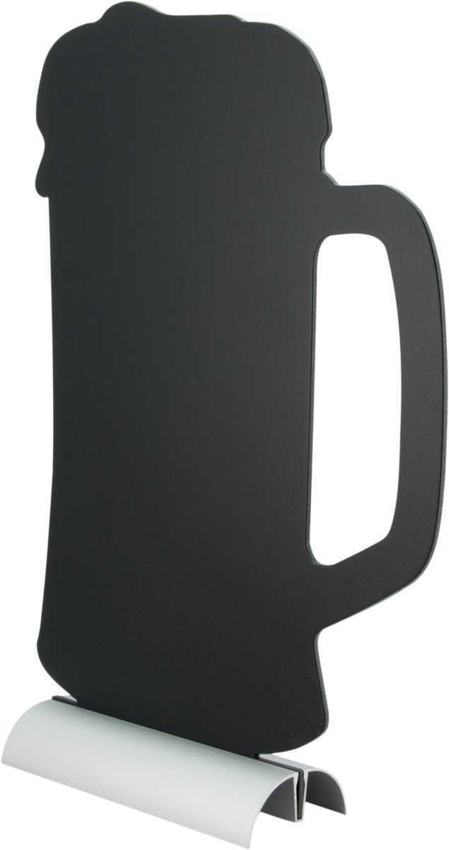 Securit® aluminium tafelkrijtbord ‘Beer’ in zwart