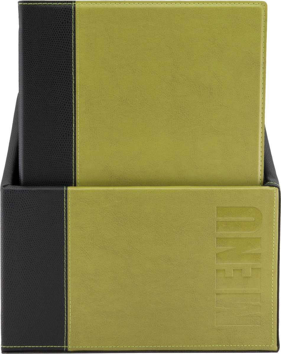 Securit® Menukaart | Menukaart map A4 Trendy | 20 st | groen