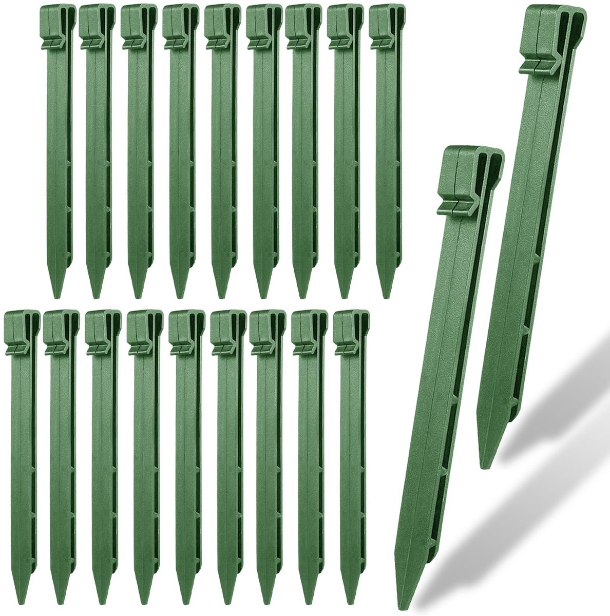 Solidchoice - 20 Stuks Grondankers voor Tuin en Tentbevestiging