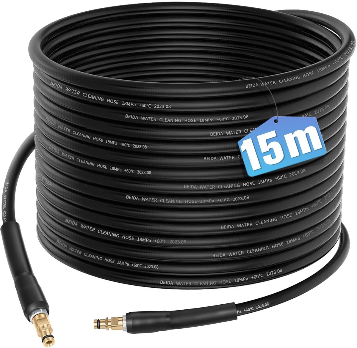 Solidchoice - 15M Hoge Druk Slang voor Kärcher K2 K3 K4 K5 K6 K7