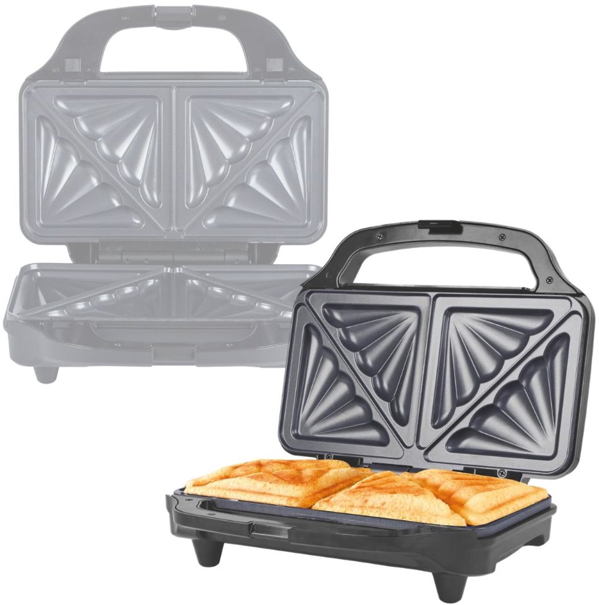 Zavio® Tosti Apparaat - Broodrooster - Tosti IJzer