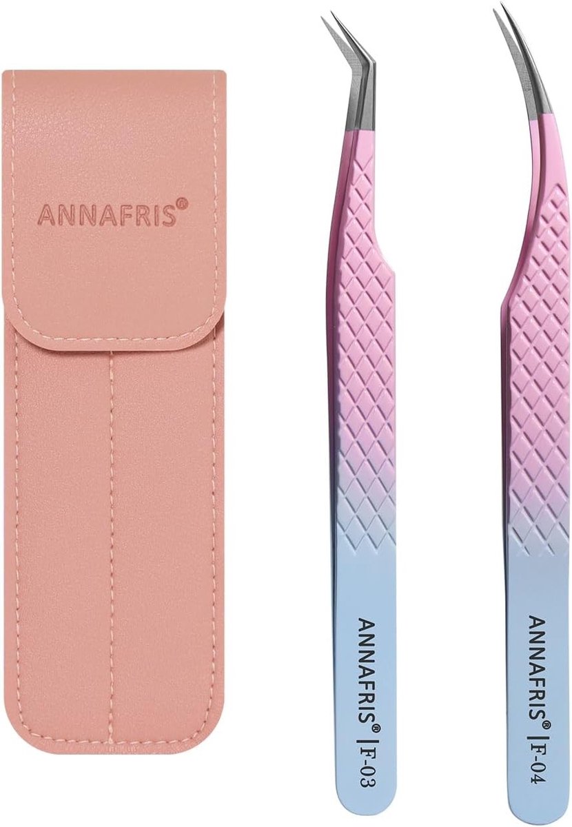 Wimperverlengpincet - Roestvrij Staal - 131 mm - Precisiepincet voor Wimperextensions - Voor Professionals