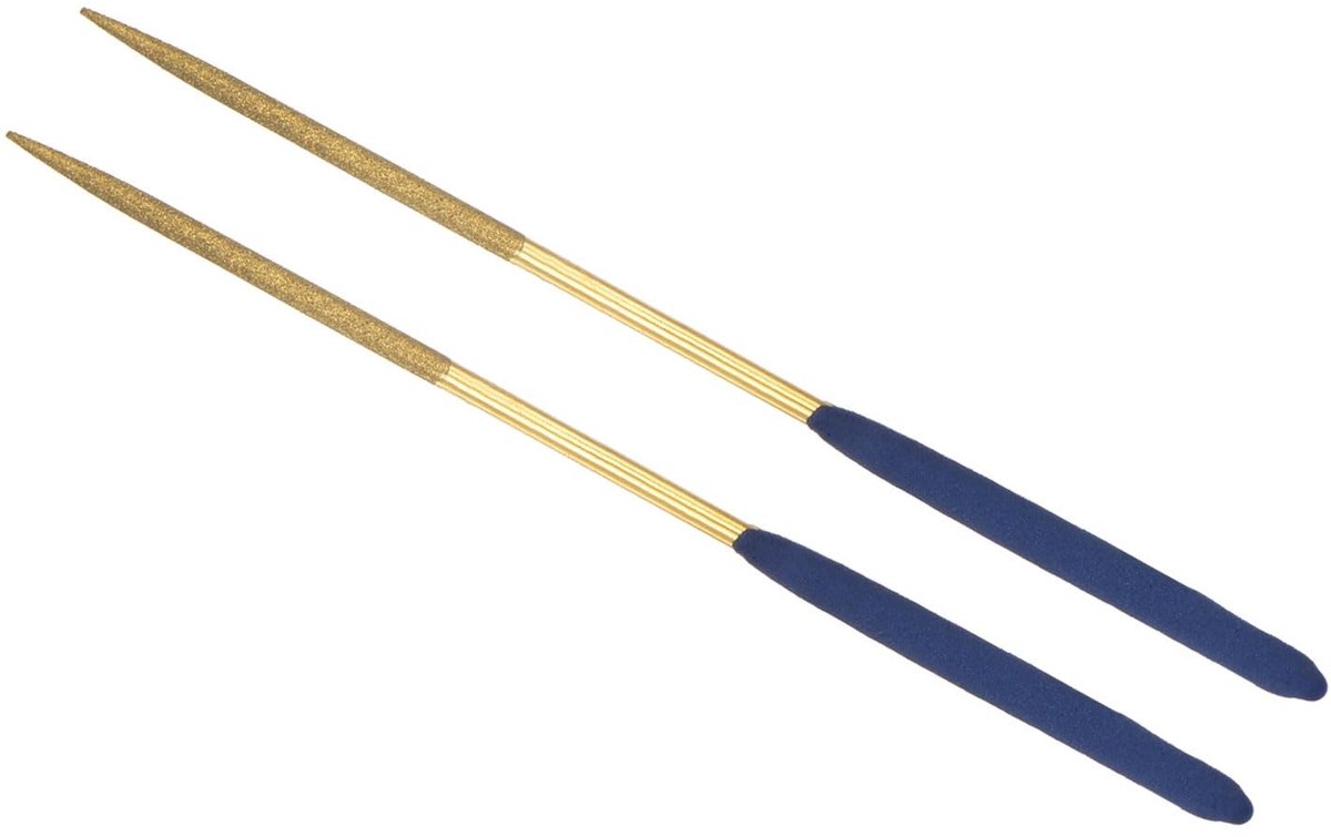Solidchoice - Diamant Gecoate Naaldvijlen Set van 2 Stuks