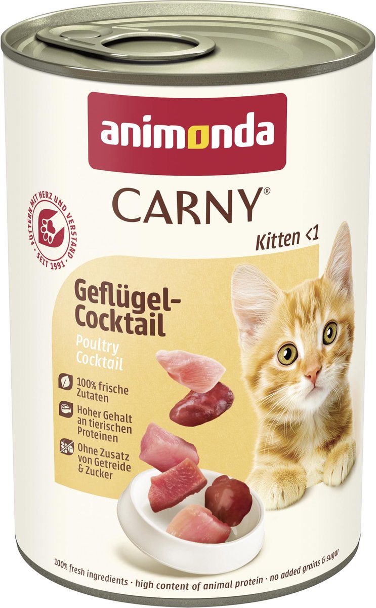 Solidchoice - Natvoer voor Kitten met Vleescocktail, 12 x 400 g
