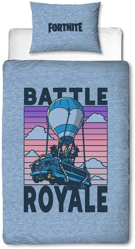 Solidchoice - Fortnite Dekbedovertrekset voor Enkelbed, Reversible