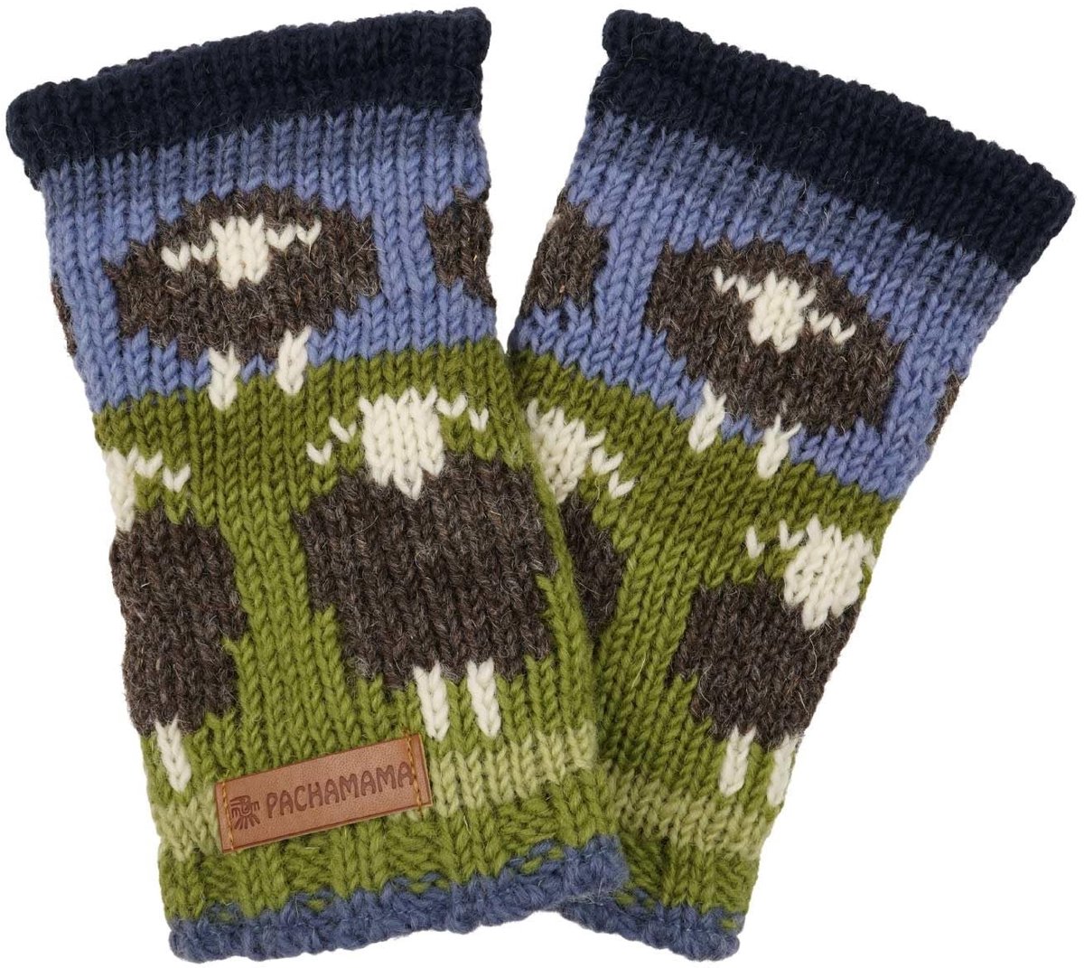 Solidchoice - Handwarmers van Schapenwol, Multicolor, One Size