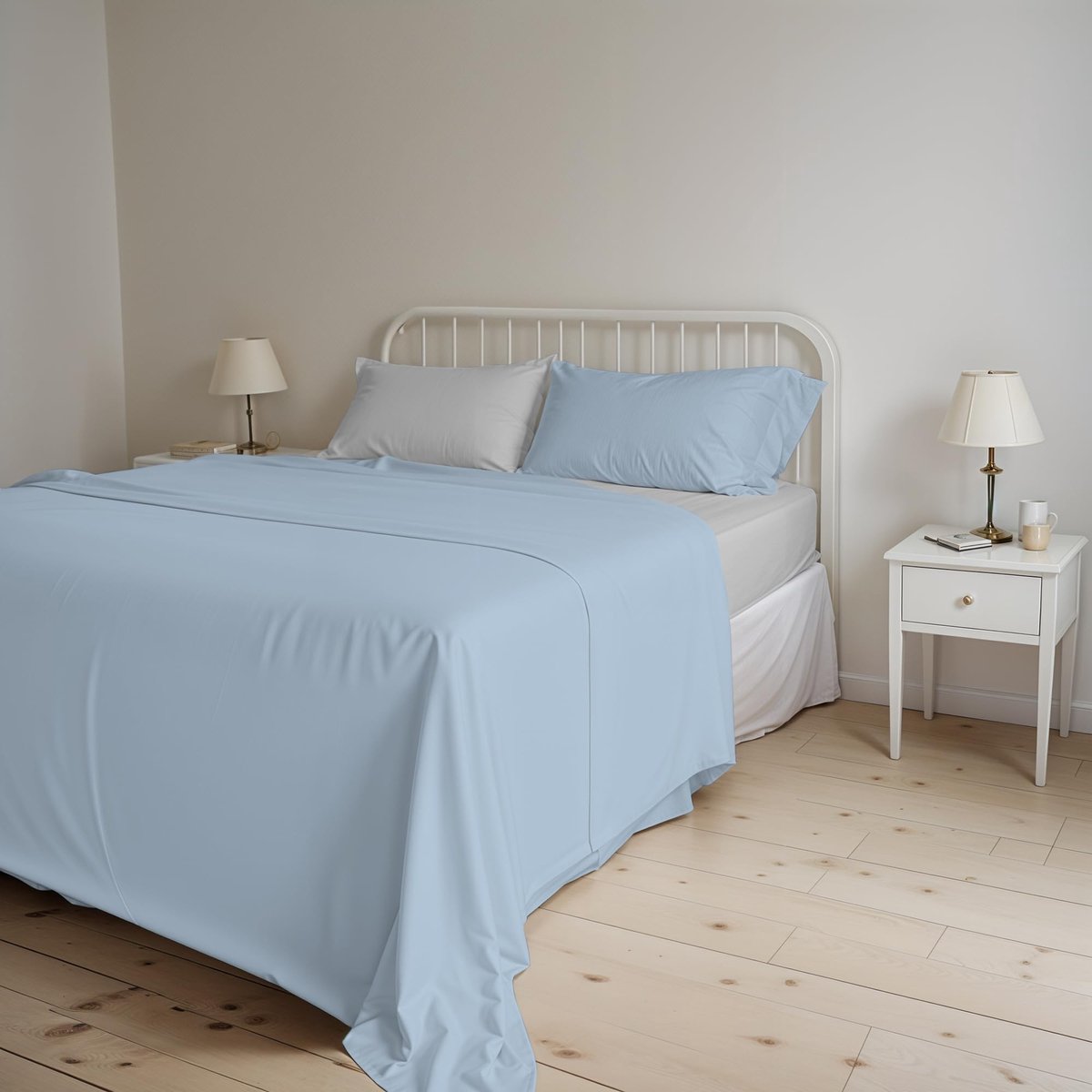 Solidchoice - Natuurlijke Kleur Beddengoed Set voor Tweepersoonsbed