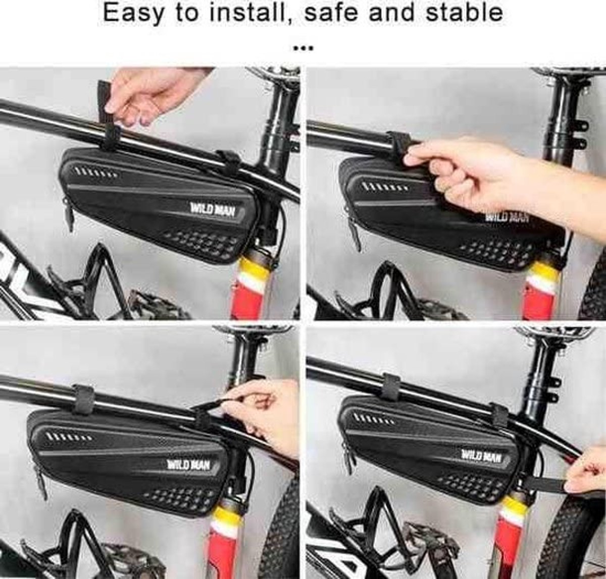 Solidchoice - Waterdichte Fietstas voor Pannier Met Ruimte voor Essentiële Spullen