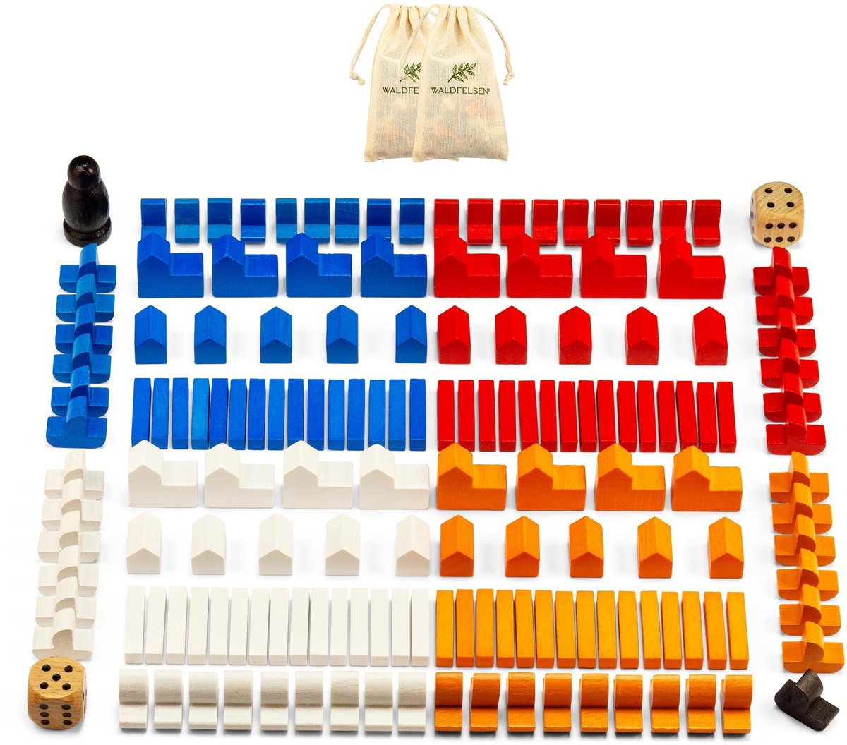 Solidchoice - Houten Speelfiguren voor Bordspellen